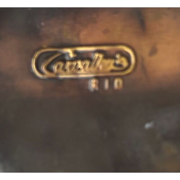 Rare Carvalhu’s Copa Collection Rio Brazil Brutalist Metal Amethyst Trinket Box - Picture 10 of 11